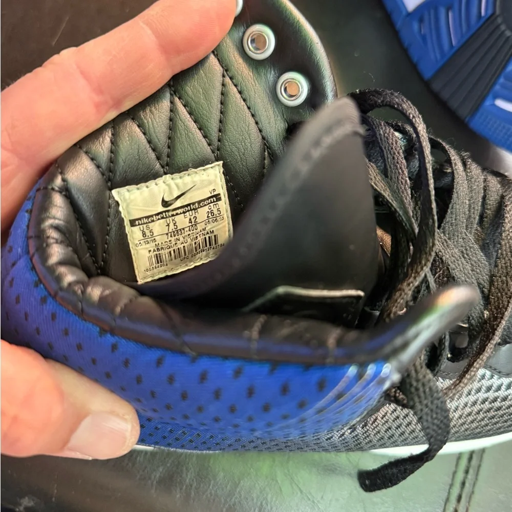 (Clearance) Nike KD VIII NSW Lifestyle sneaker in a royal blue and black Sz8.5 - Picture 7 of 9